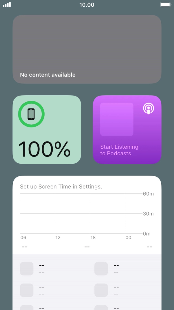 Slide your finger upwards on the screen. Slide your finger upwards on the screen.