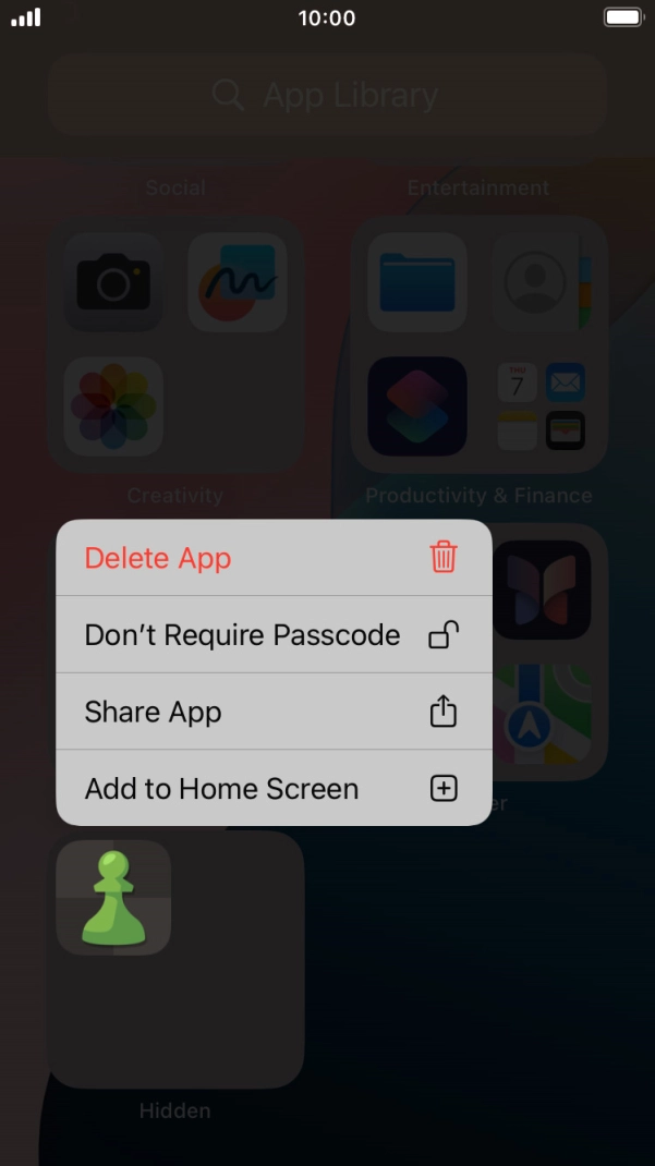 Press Don't Require Passcode.