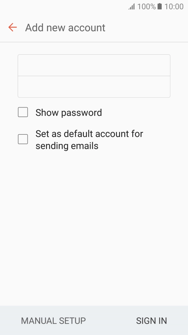 Press SIGN IN. Press SIGN IN.
