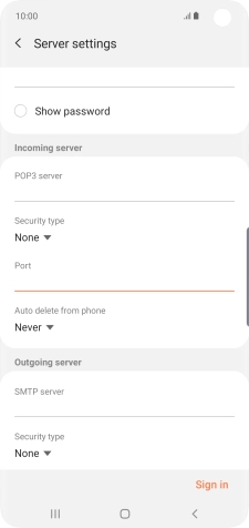 Press the drop down list below 'Auto delete from phone'.