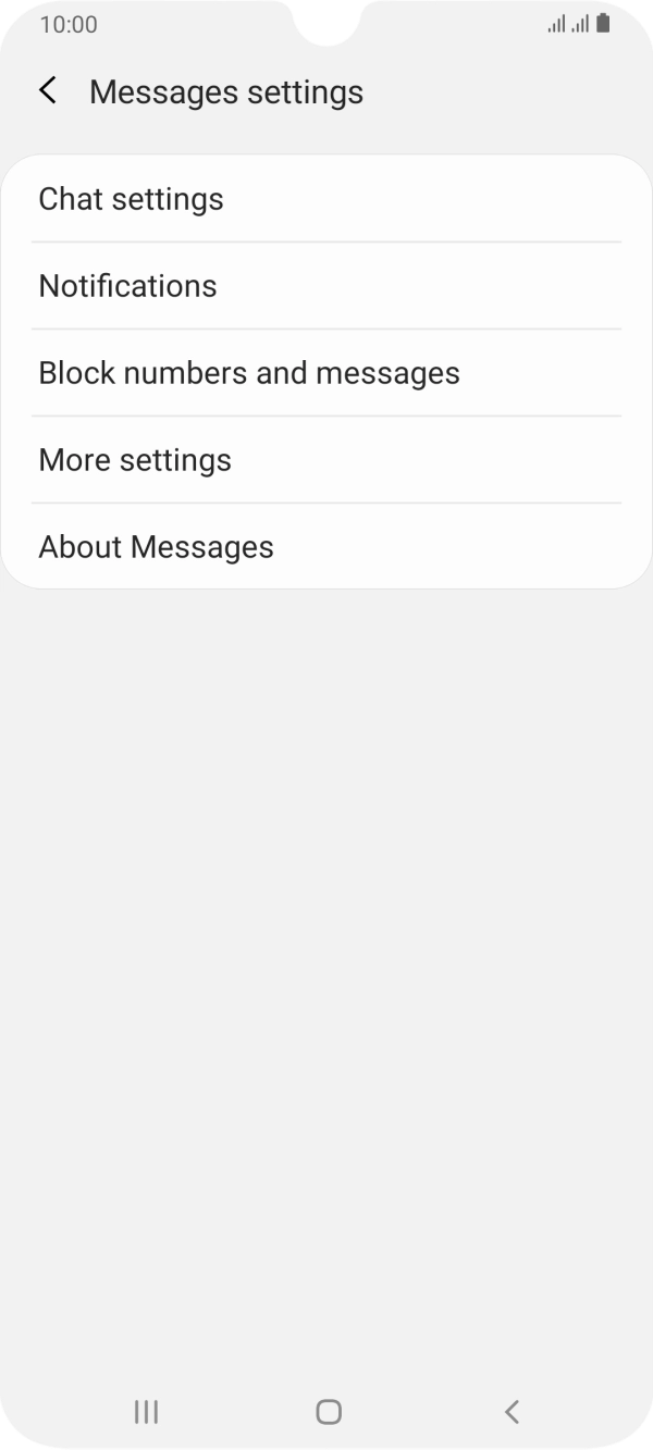 Press More settings.