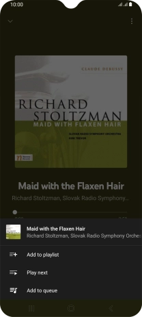 Press Add to playlist.