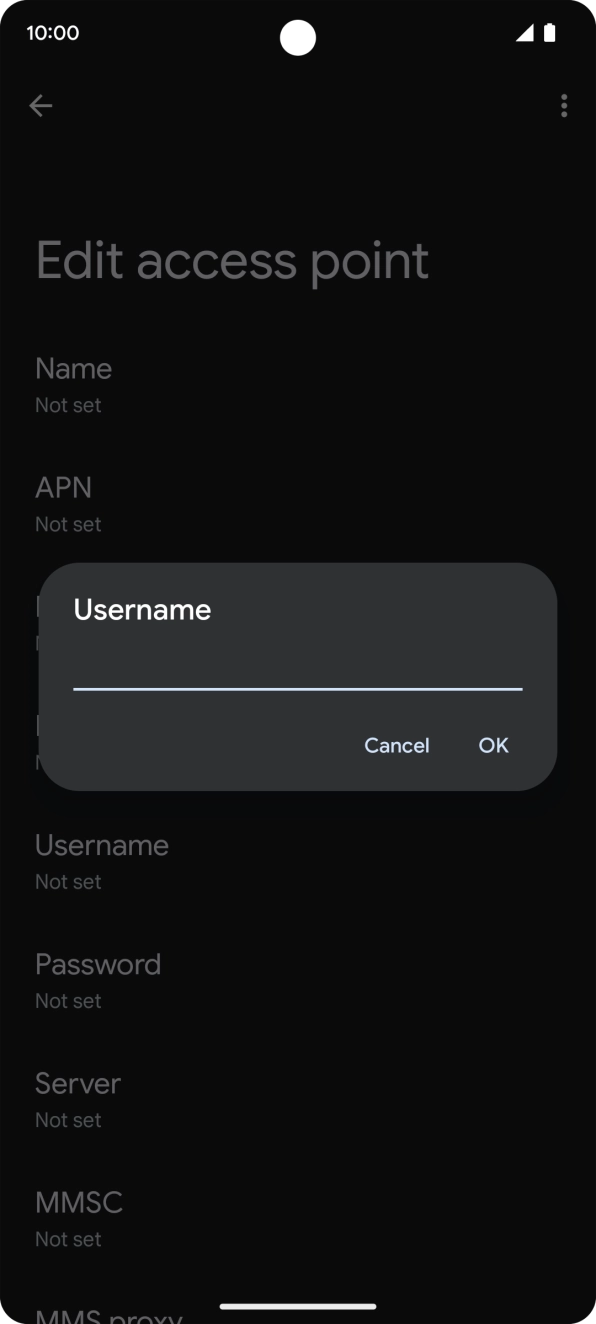 Key in o2 and press OK.