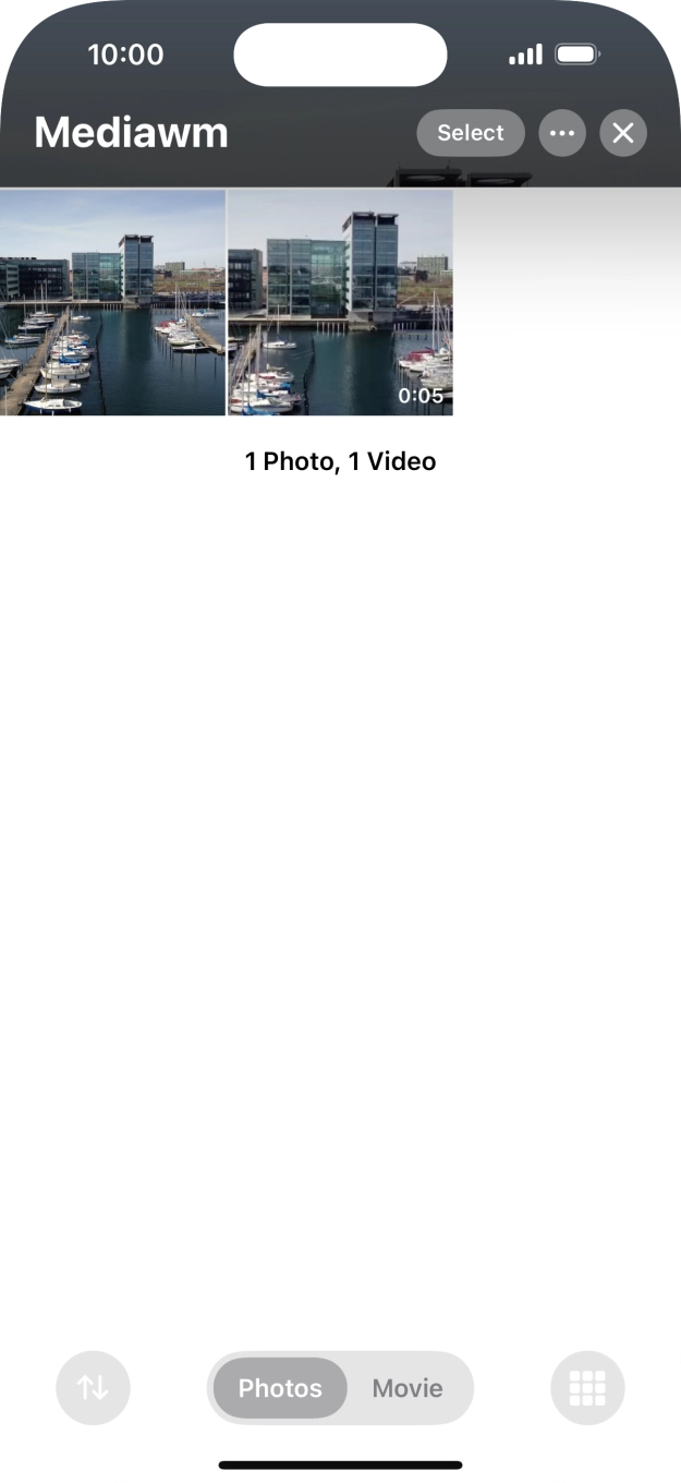 Open the app or screen you want to record.