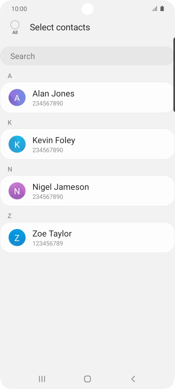 Press the field above 'All'.