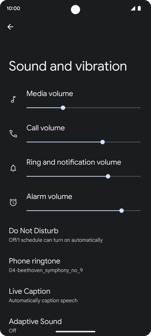 Slide your finger upwards starting from the bottom of the screen to return to the home screen.