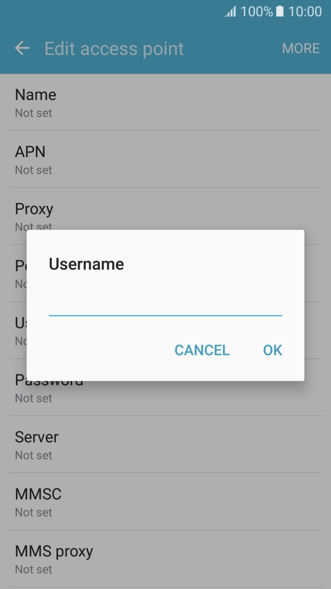 Key in o2wap and press OK. Key in o2wap and press OK.