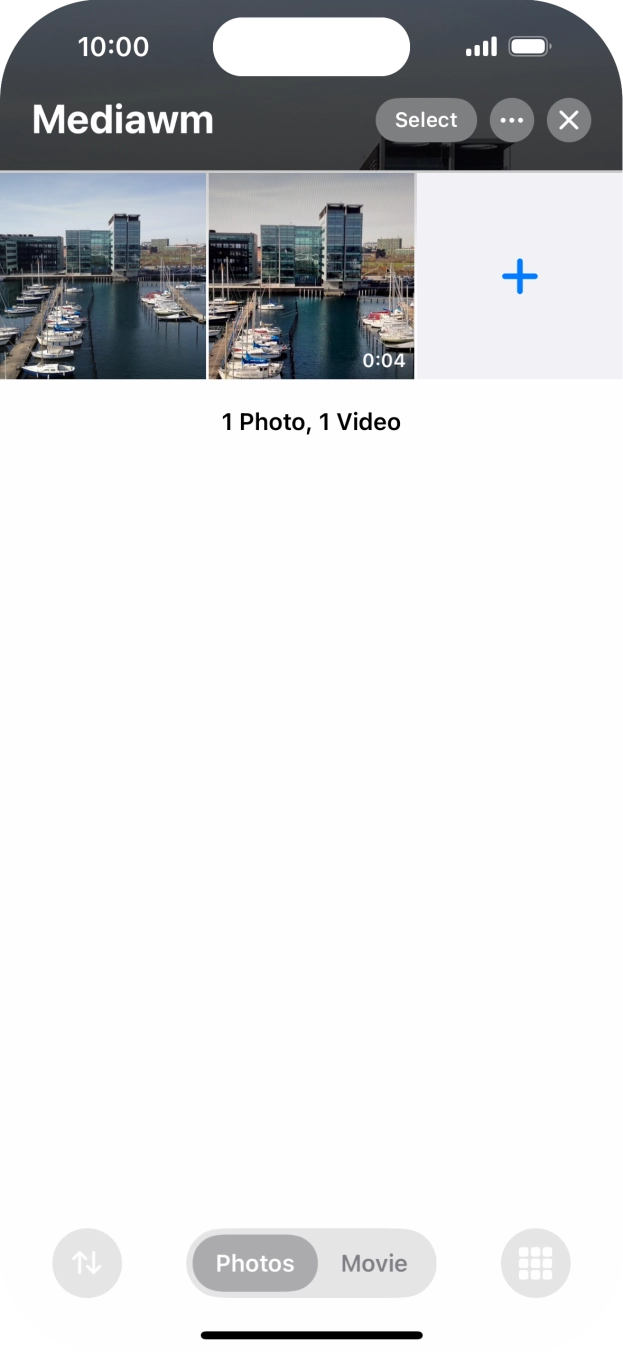 Open the app or screen you want to record.