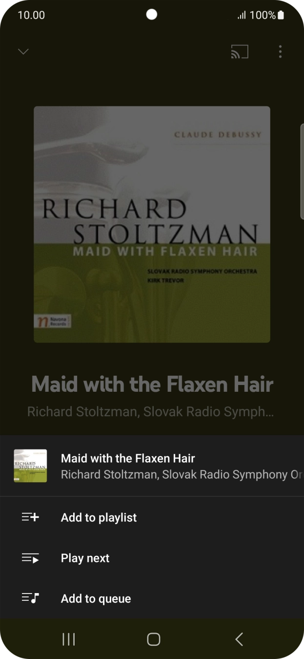 Press Add to playlist.