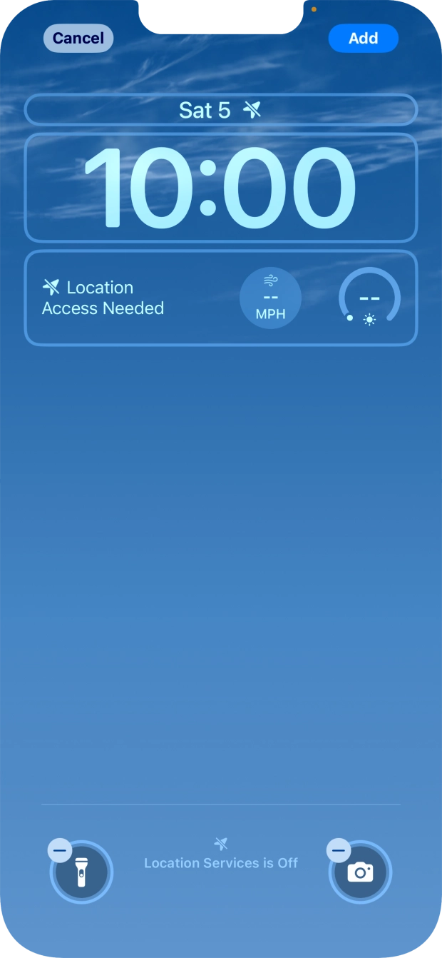 To customise the way the lock screen date is displayed, press the date widget and follow the instructions on the screen to select the required widget display mode. To customise the way the lock screen date is displayed, press the date widget and follow the instructions on the screen to select the required widget display mode.