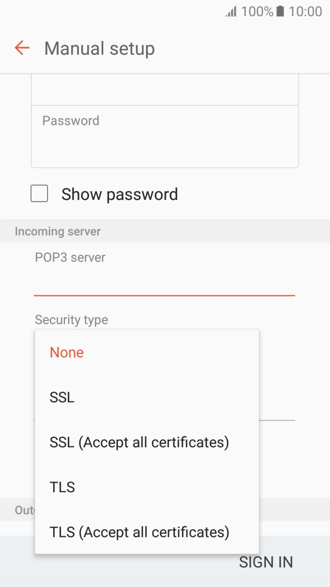 Press None to turn off the function. Press None to turn off the function.