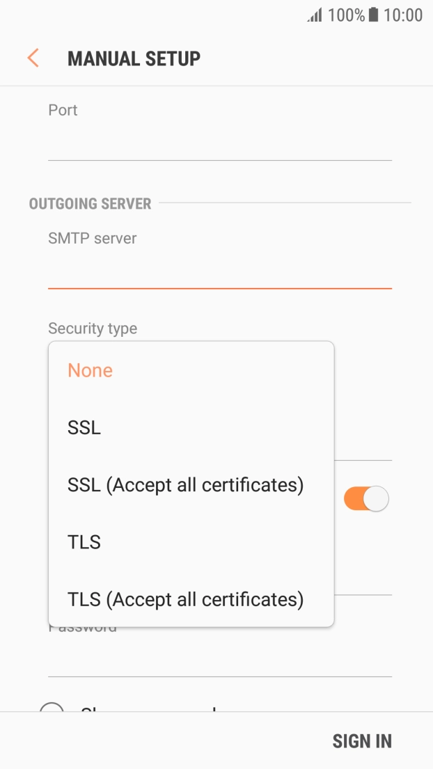 Press None to turn off the function. Press None to turn off the function.