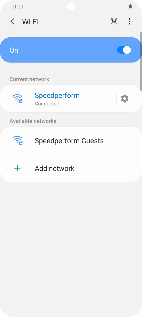 Press the Home key to return to the home screen.