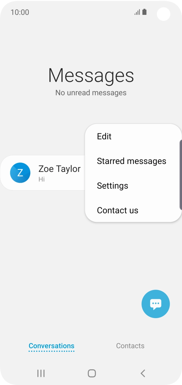 Press Settings. Press Settings.