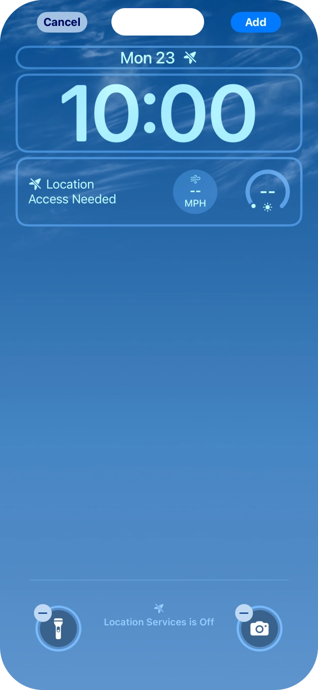 To customise the way the lock screen date is displayed, press the date widget and follow the instructions on the screen to select the required widget display mode. To customise the way the lock screen date is displayed, press the date widget and follow the instructions on the screen to select the required widget display mode.
