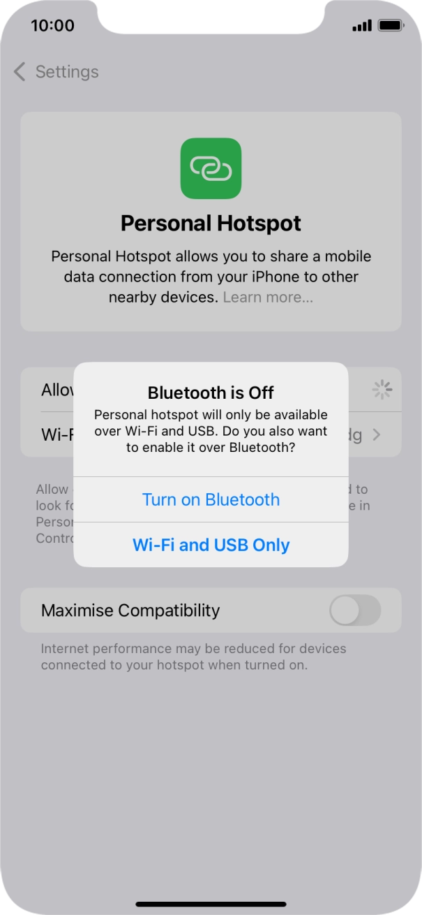 If WiFi is turned on, press Wi-Fi and USB Only. If WiFi is turned on, press Wi-Fi and USB Only.