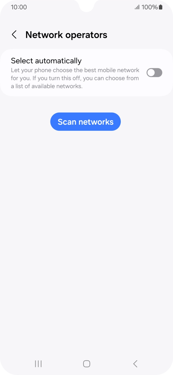 Press the indicator next to 'Select automatically' to turn on the function.
