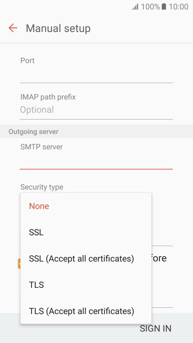 Press None to turn off the function. Press None to turn off the function.