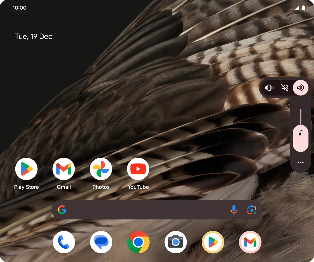 Press the silent mode icon to turn on the function.