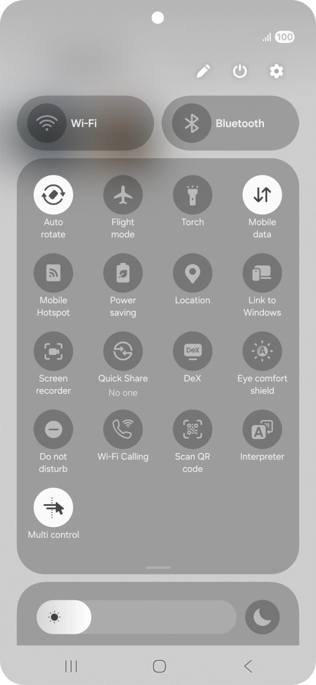 Press the screen recording icon.