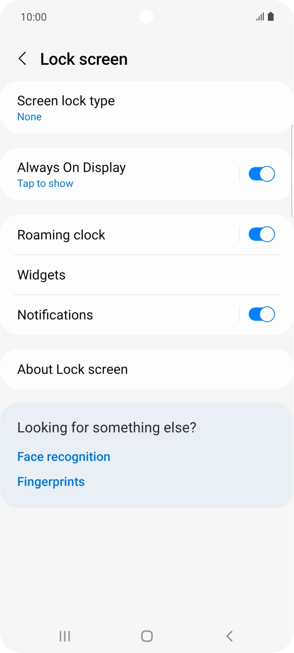 Press the Home key to return to the home screen.
