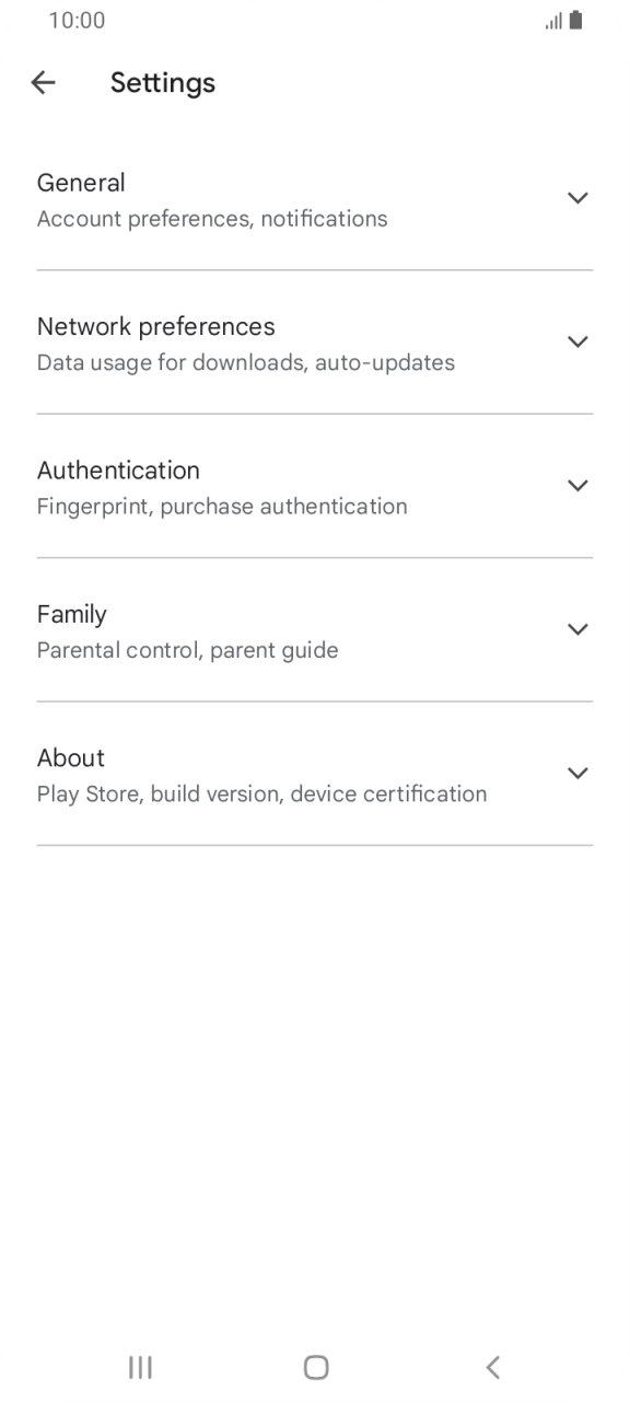 Press Network preferences.