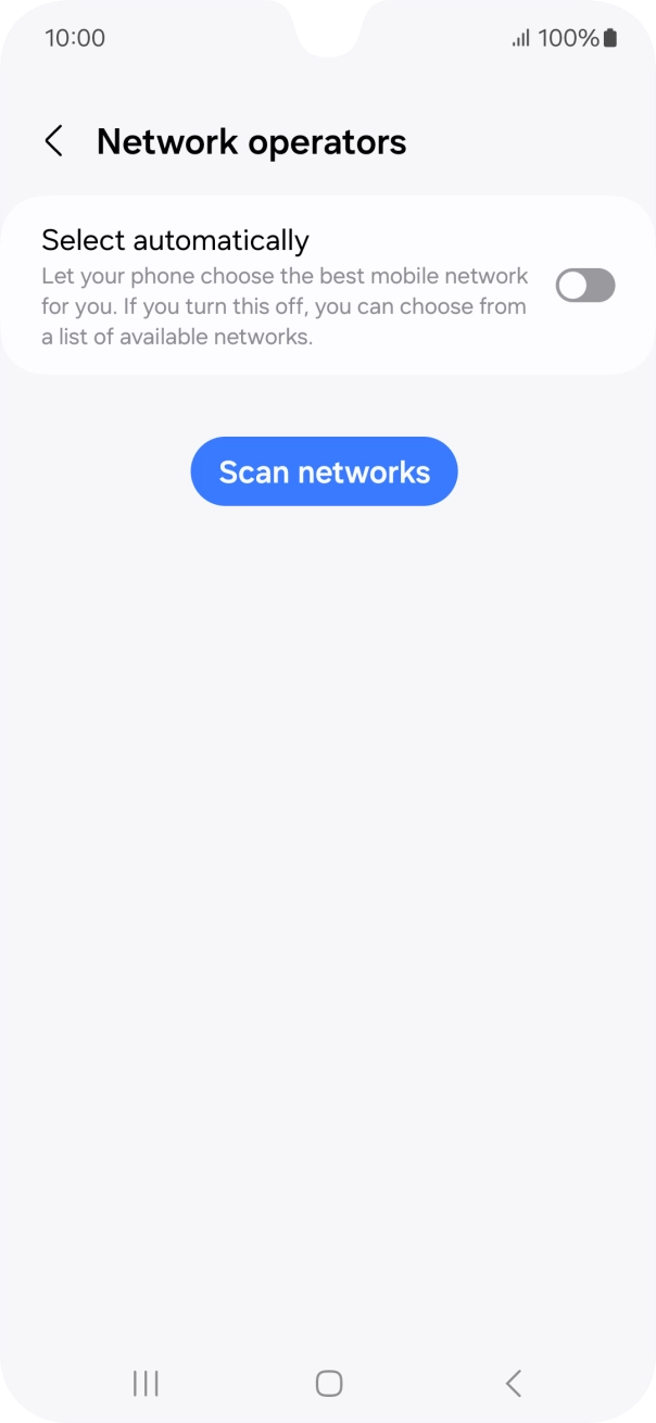 Press the indicator next to 'Select automatically' to turn on the function. Press the indicator next to 'Select automatically' to turn on the function.