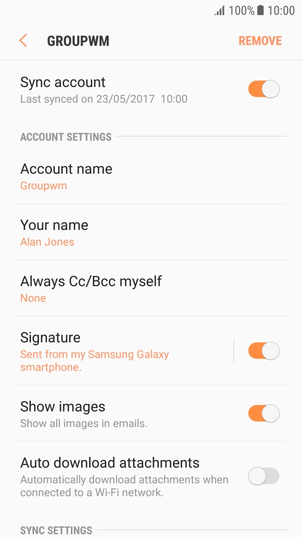 Press Account name. Press Account name.