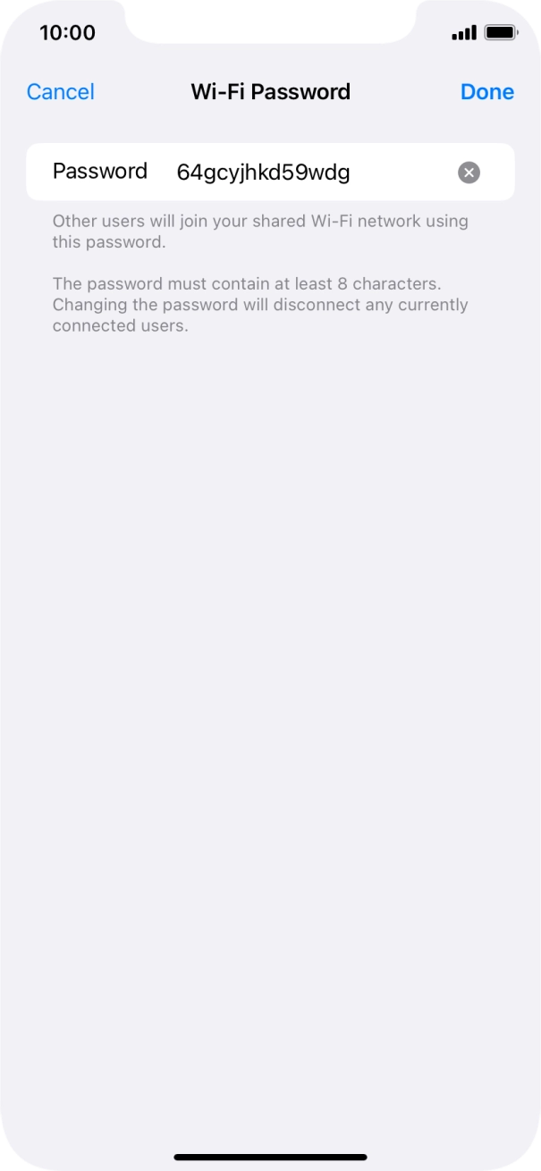 Press Done. Press Done.