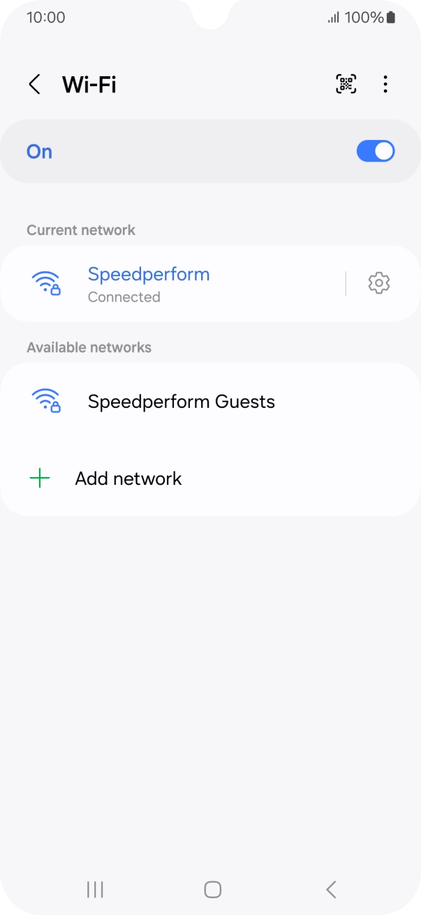 Press the Home key to return to the home screen.