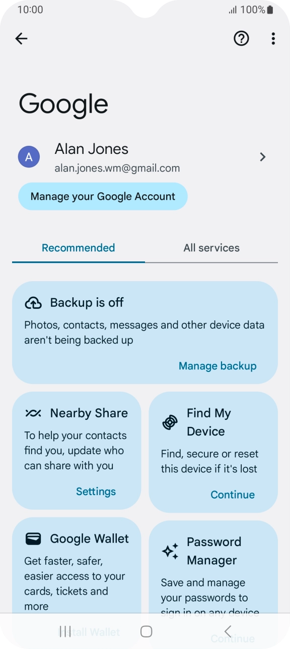 Press Find My Device. Press Find My Device.