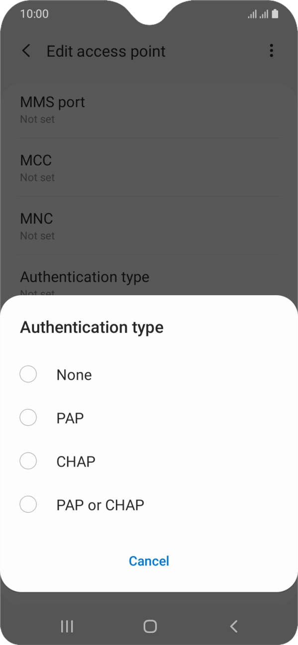 Press PAP. Press PAP.