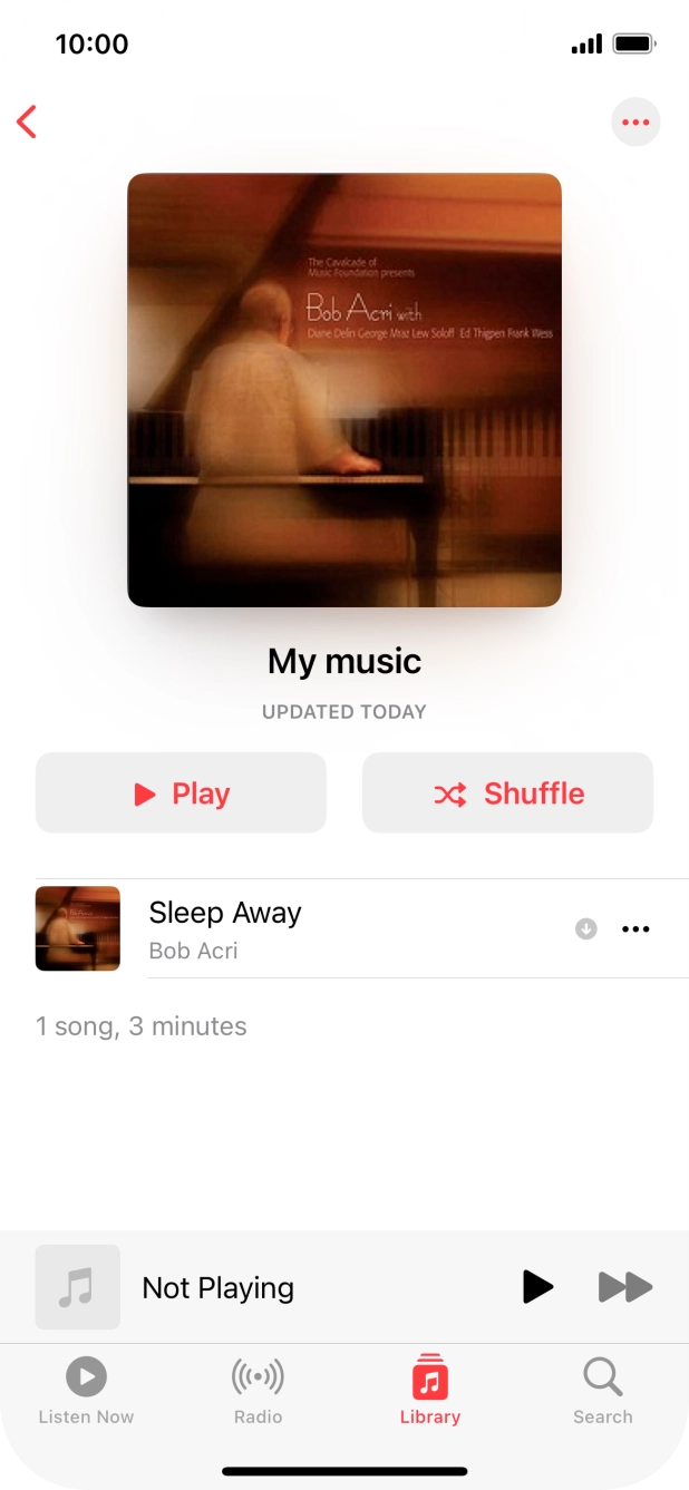 Go to the required category or playlist and press the required audio file. Go to the required category or playlist and press the required audio file.