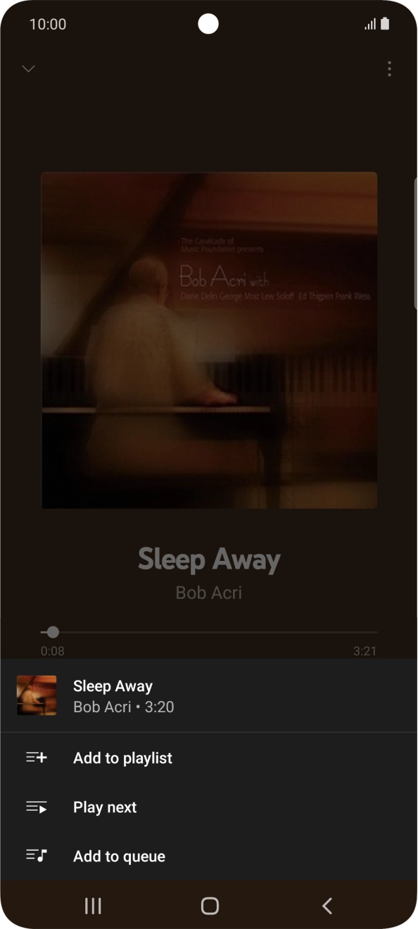 Press Add to playlist.