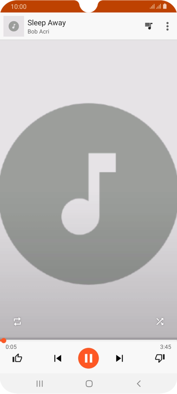 Press arrow right to go to the next audio file. Press arrow right to go to the next audio file.