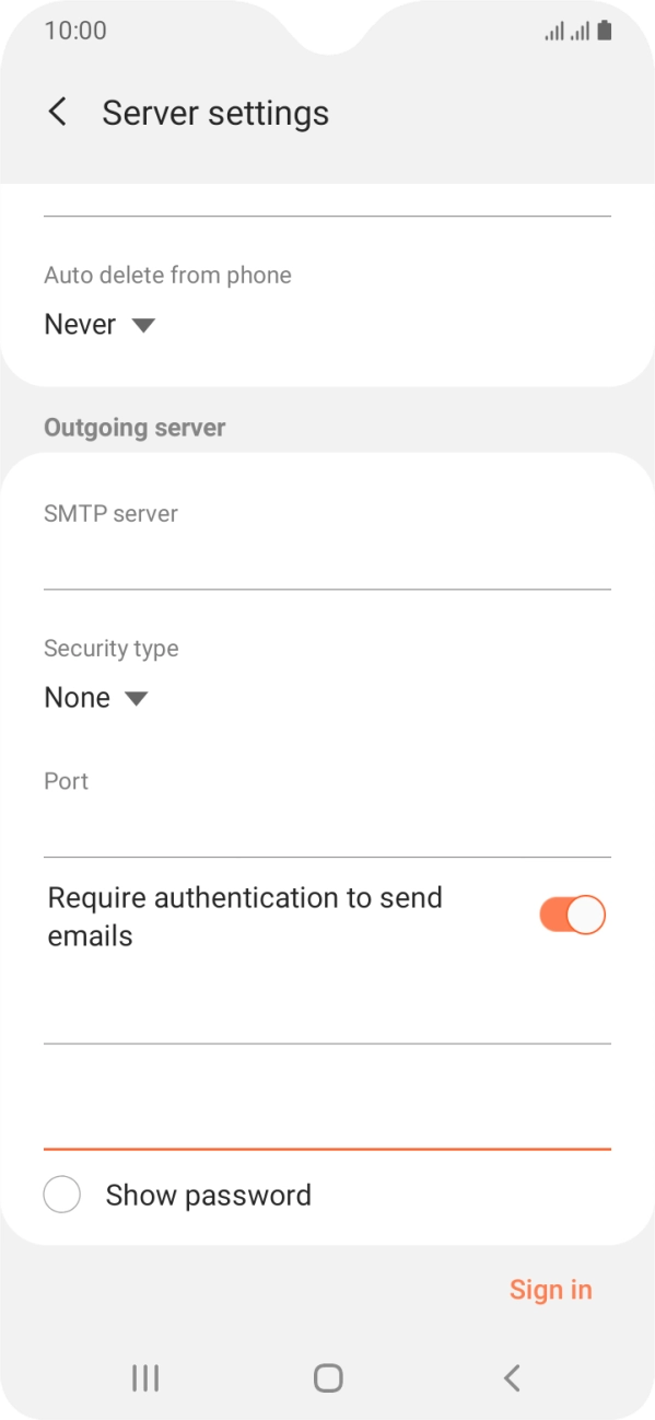 Press Sign in. Press Sign in.