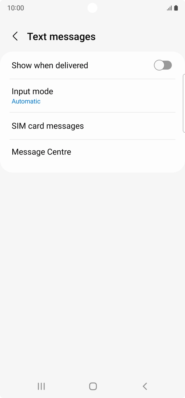 Press Message Centre. Press Message Centre.