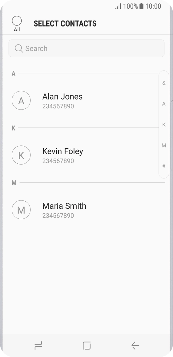 Press the field above 'All'.