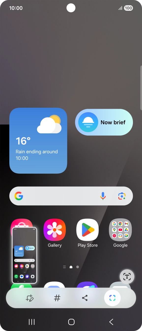 To edit your screenshot, press the screenshot and follow the instructions on the screen to make the required changes.