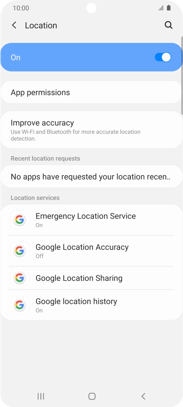 Press App permissions. Press App permissions.