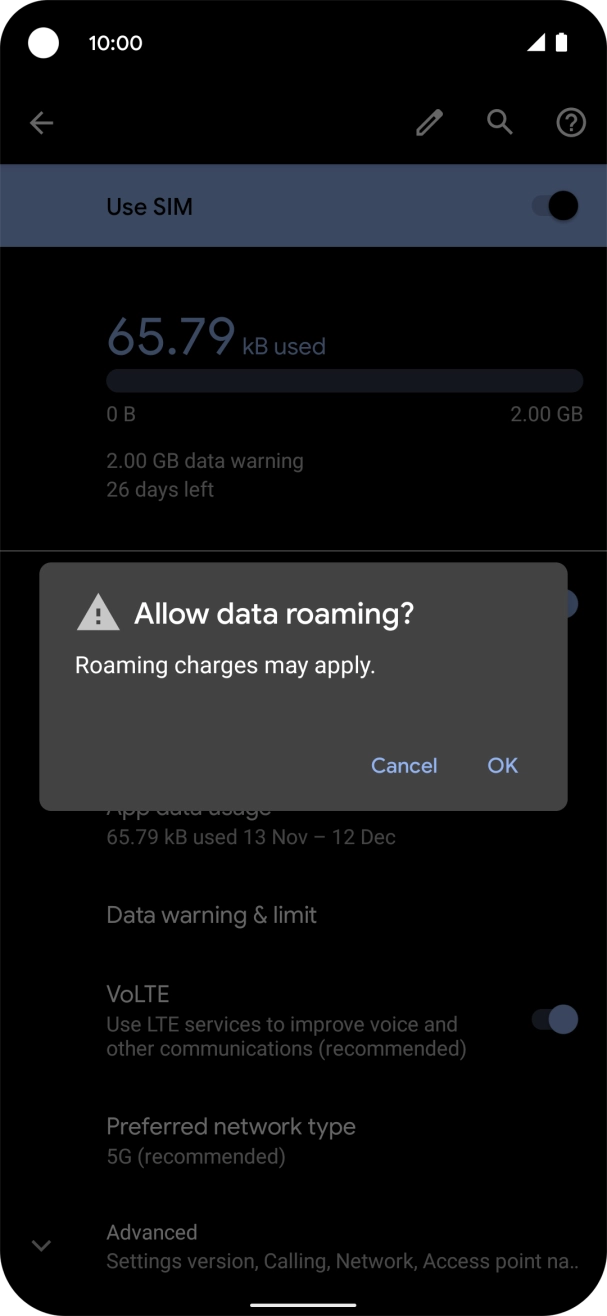 If you turn on the function, press OK. If you turn on the function, press OK.