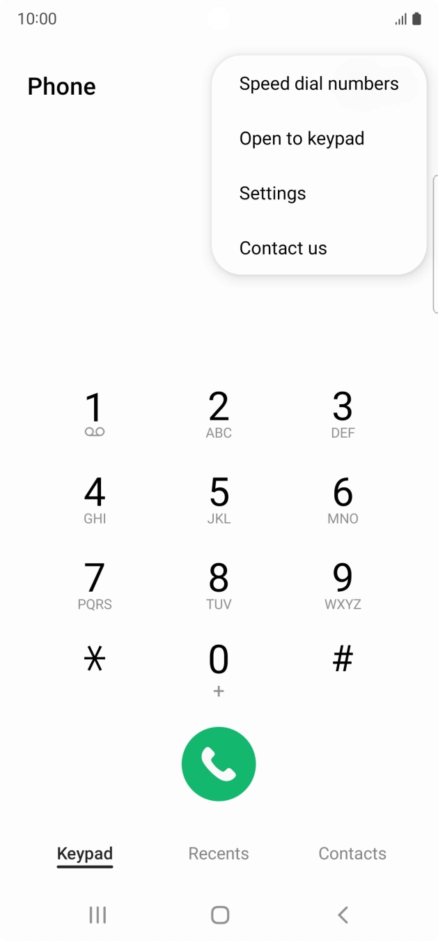 Press Settings. Press Settings.