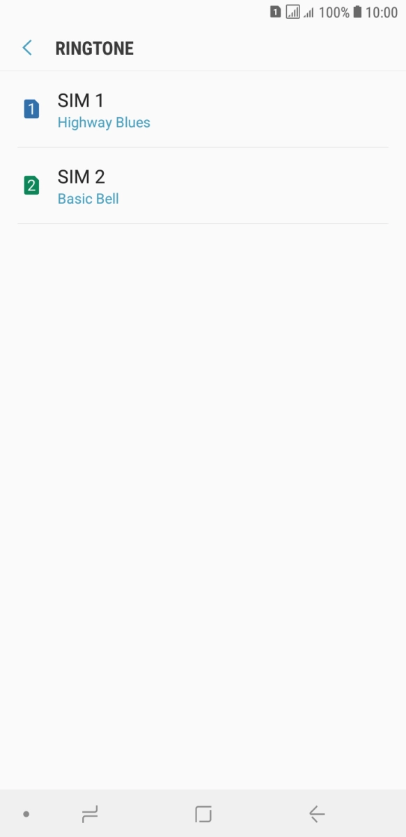 Press the Home key to return to the home screen.