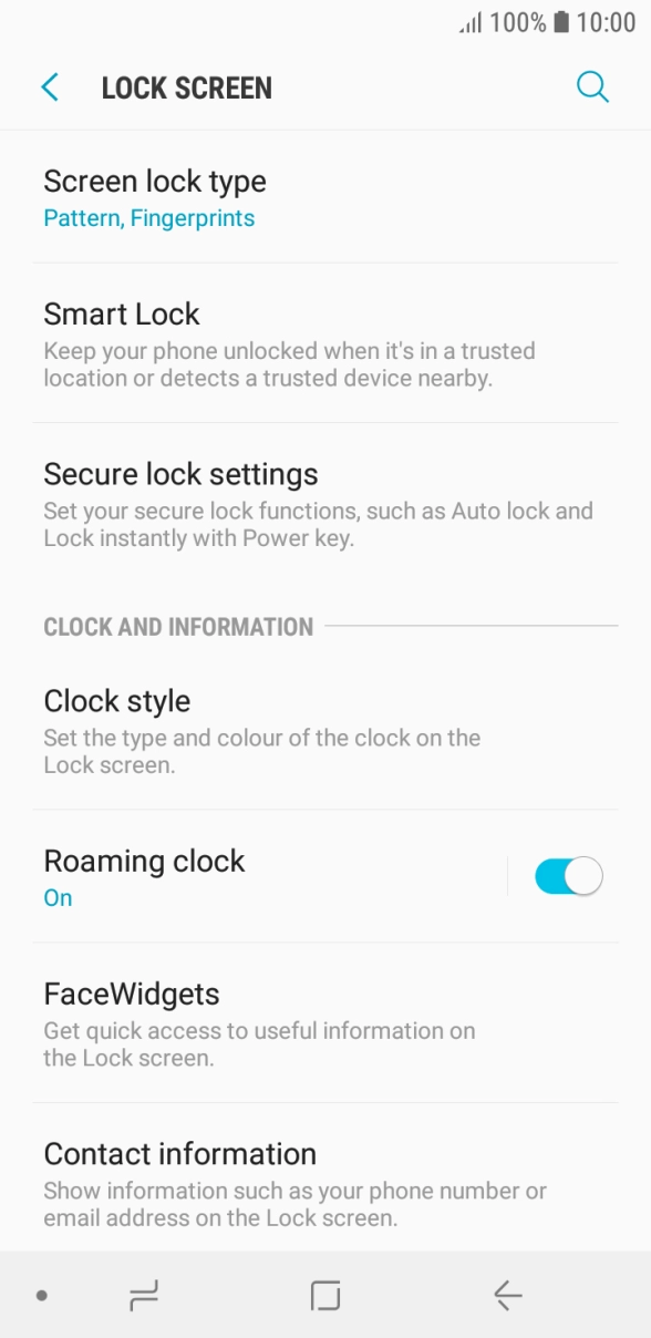 Press Screen lock type and key in the additional phone lock code you created earlier. Press Screen lock type and key in the additional phone lock code you created earlier.