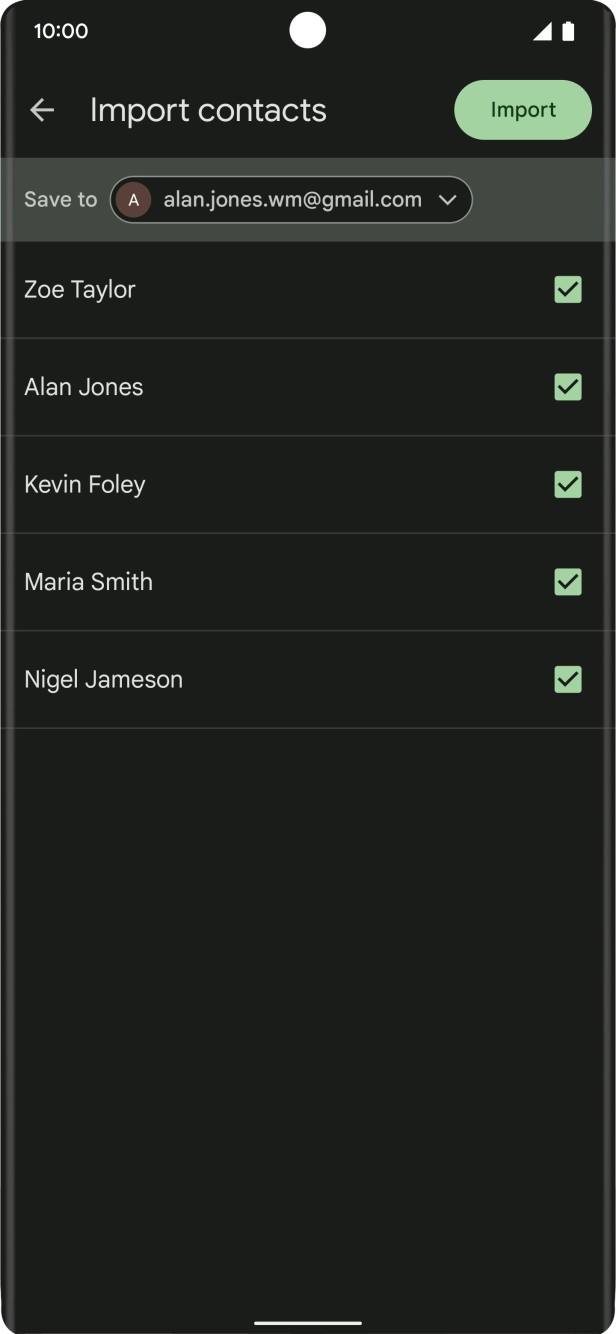 Press the drop down list next to 'Save to'.