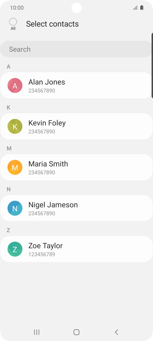 Press the field above 'All'.