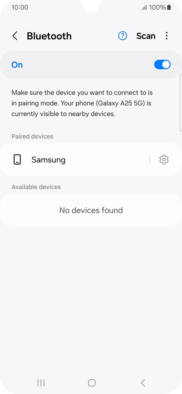 Press the Home key to return to the home screen.