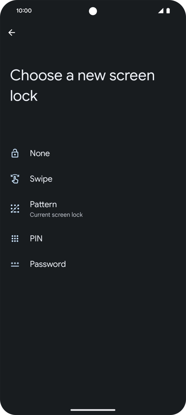 Press None. Press None.