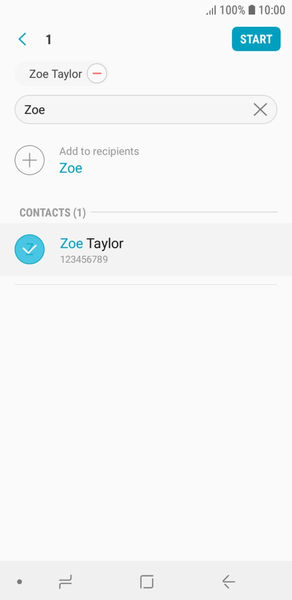 Press START. Press START.