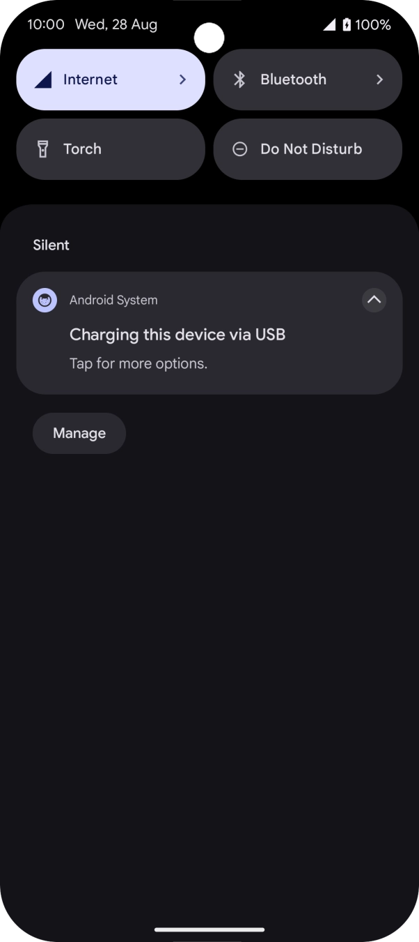 Press Tap for more options..